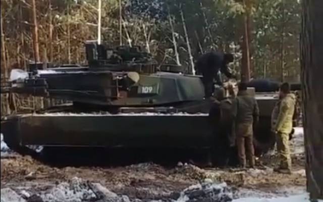 Украинские военные опубликовали новое видео с американскими танками Abrams