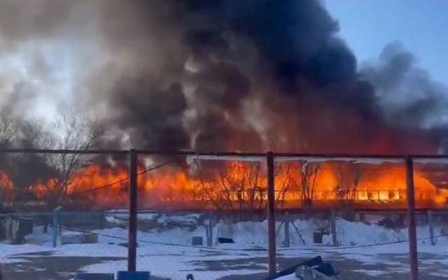 Пожар в приюте «Пес и кот» на Сахалине полностью ликвидирован