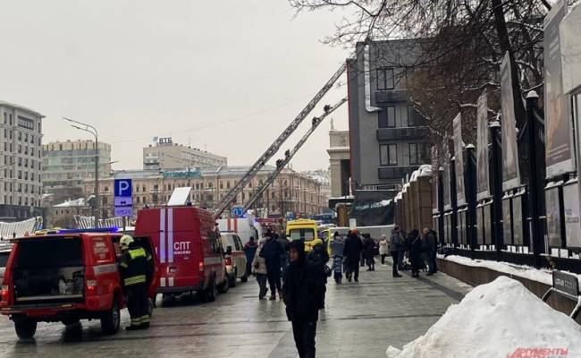 Актер Кассин: пожар в Театре сатиры произошел во время репетиции