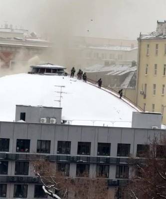 Причиной пожара в Театре сатиры могло стать нарушение техники безопасности