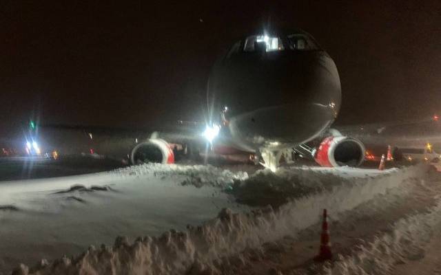 В выкатившемся за полосу в Саранске самолете летели 87 пассажиров