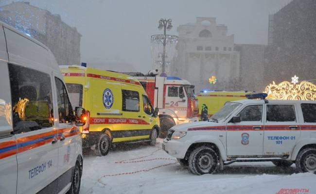 SHOT: во время пожара в «Известия холл» пострадал один человек