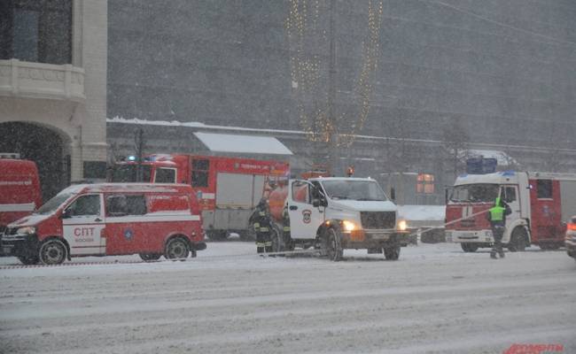 SHOT: во время пожара в «Известия холл» пострадал один человек