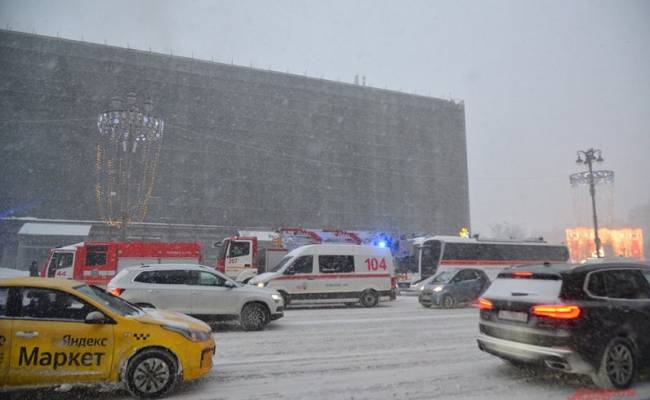 SHOT: во время пожара в «Известия холл» пострадал один человек