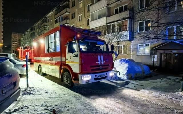 В Новосибирске при пожаре в многоквартирном доме погибли два человека