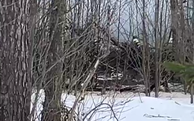 Кадры с обломками потерпевшего крушение под Иваново Ил-76 появились в Сети