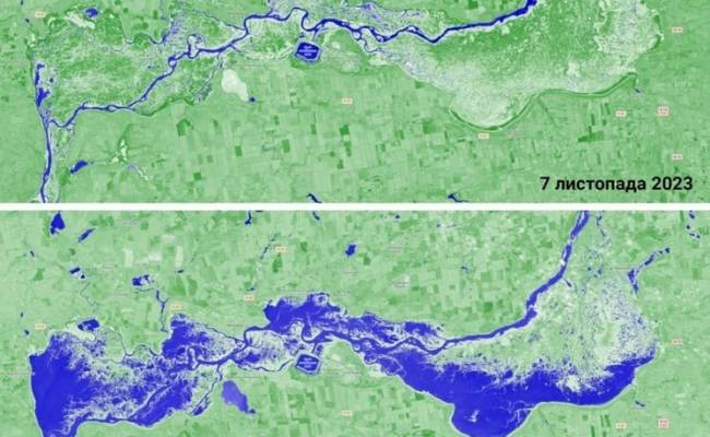 В Каховское водохранилище постепенно возвращается вода