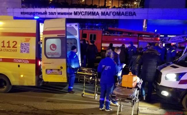 Предварительно 40 человек погибли и 100 пострадали при стрельбе в Крокусе