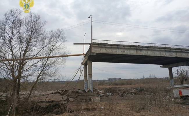 Шесть человек пострадали при обрушении моста в Смоленской области