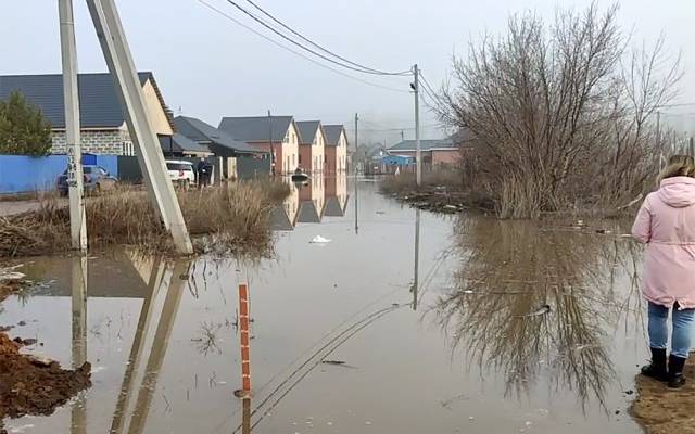 Уровень воды в реке Урал у Оренбурга достиг 10 метров