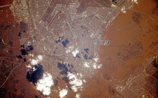 «Роскосмос» показал снимок с орбиты подтопленной Оренбургской области
