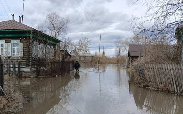 В Кургане закрыли дорогу к микрорайону Нижняя Утятка из-за подъема воды