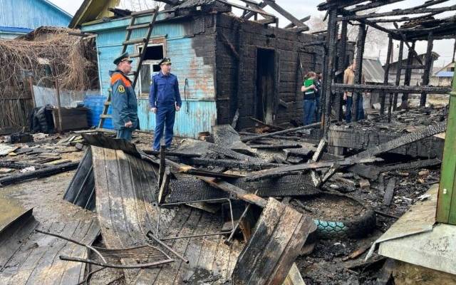 Две жительницы Приморья погибли при пожаре в частном доме