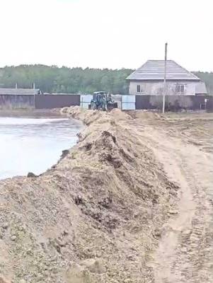 Уровень воды в реке Тобол в Кургане достиг отметки опасного явления