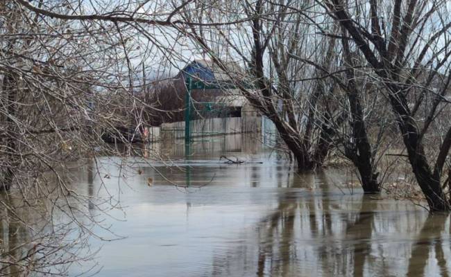 Уровень воды в реке Тобол в Кургане достиг отметки опасного явления