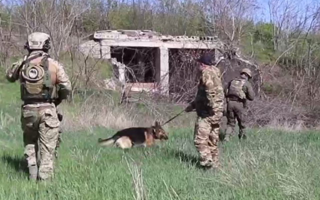 В заброшенном доме под Мелитополем нашли тайник с оружием и формой ВСУ